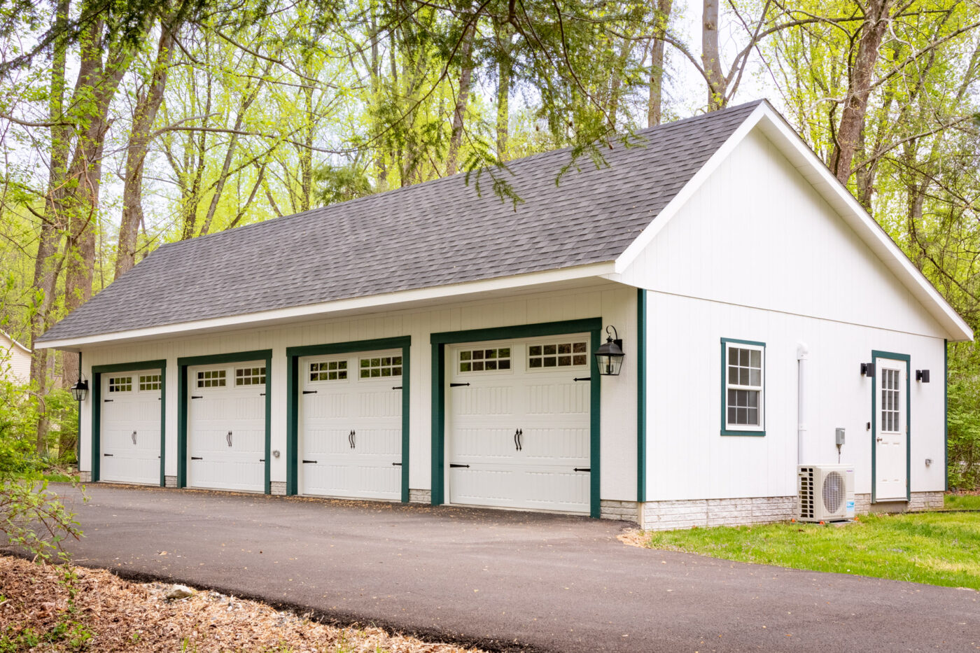 A four-car garage for sale in MA.