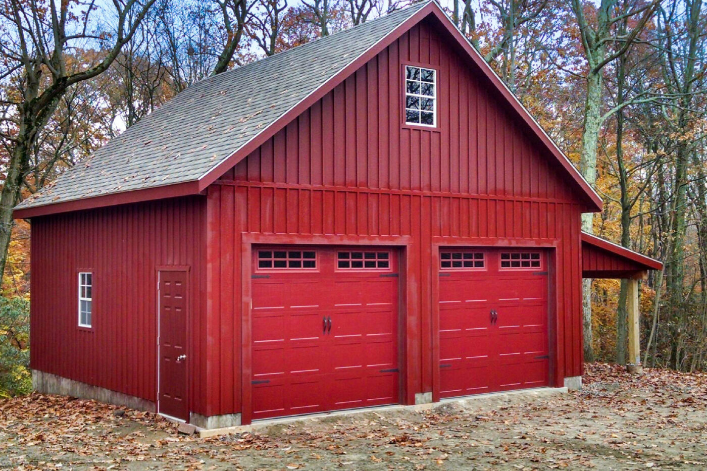 red 2-car garage for sale in fayetteville, nc