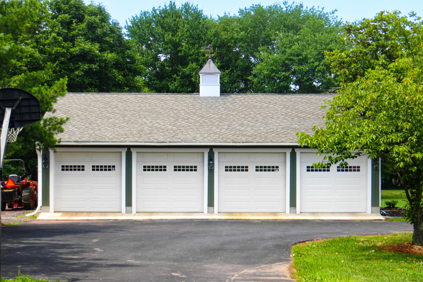 green 4-car garage for sale in Fayetteville, NC