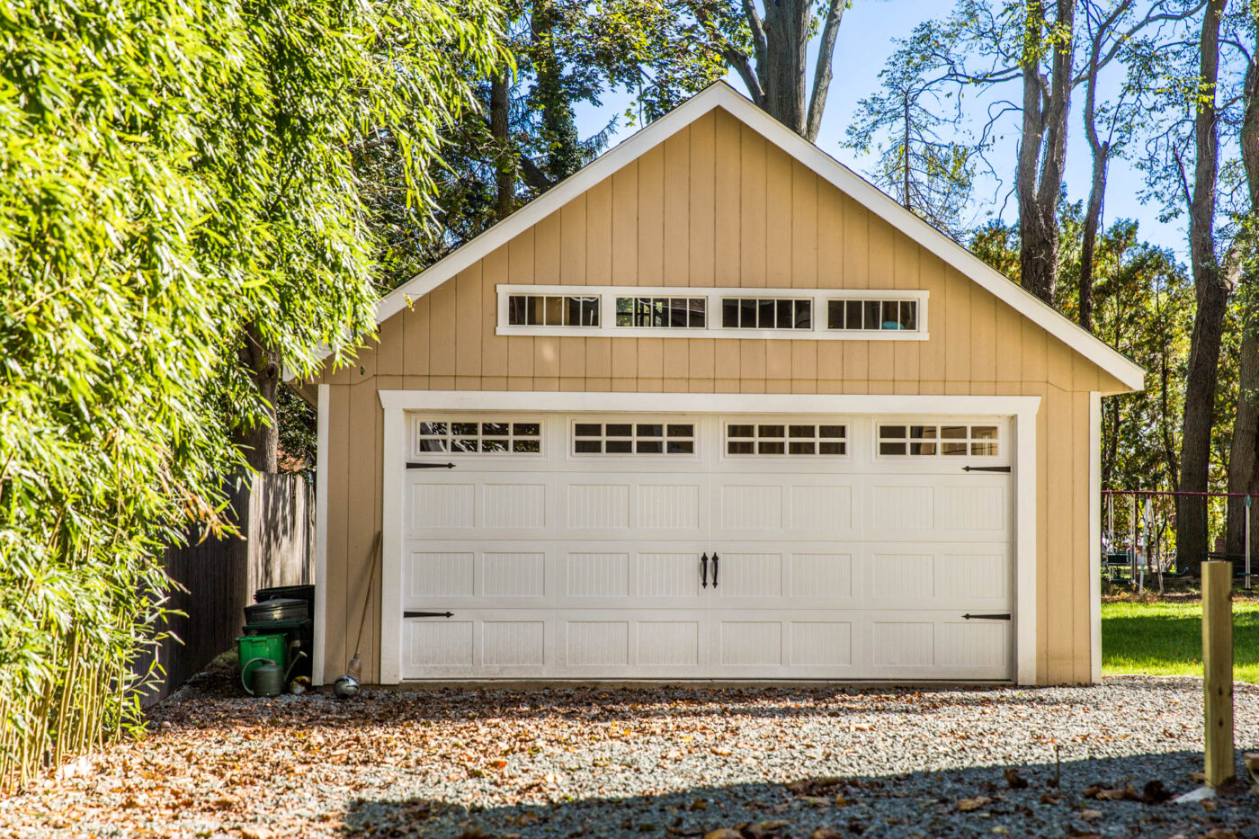 yellow double-wide garage for sale in Lakewood Township, NJ