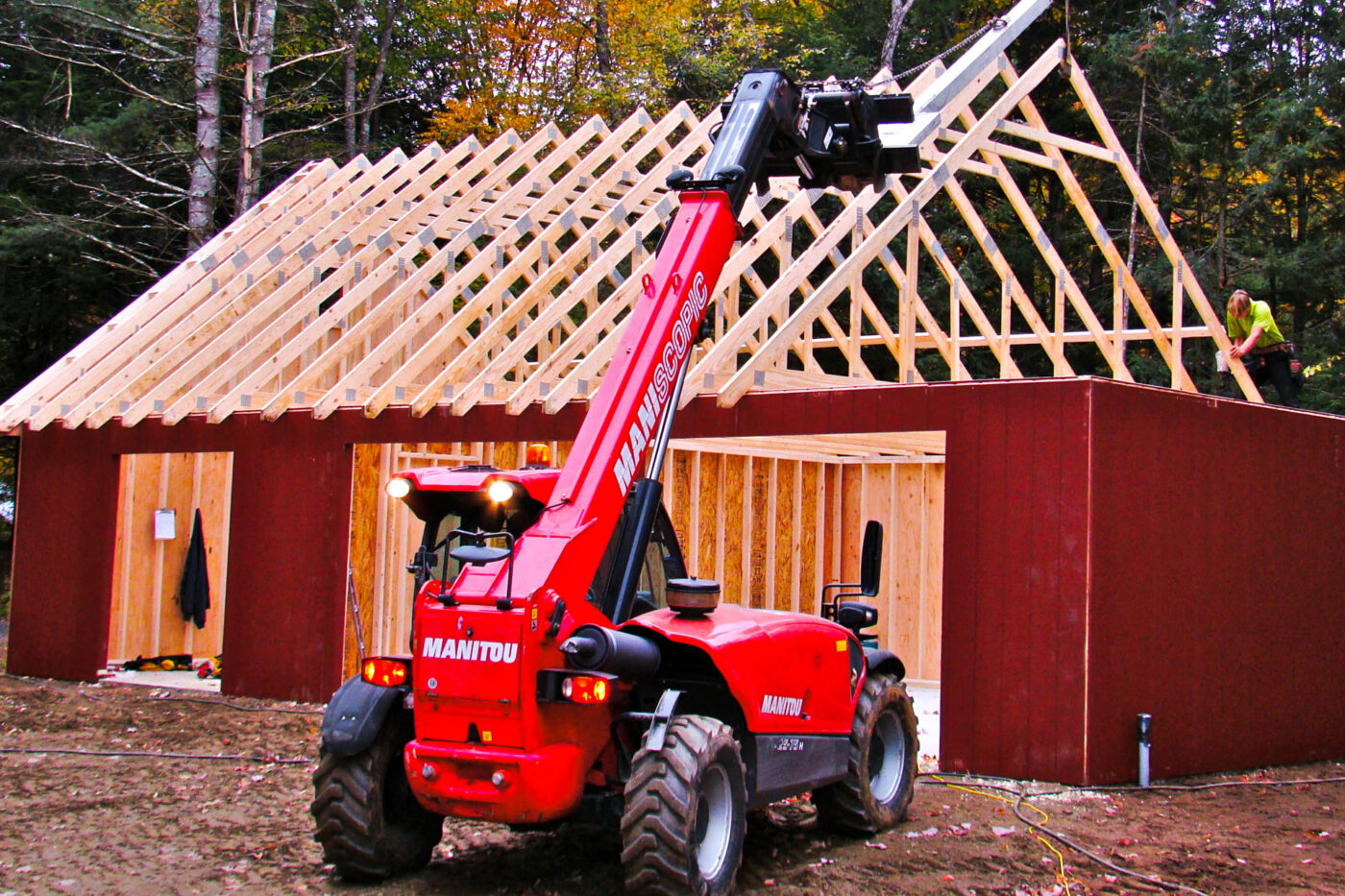 3-car garage being built for sale in Syracuse, NY
