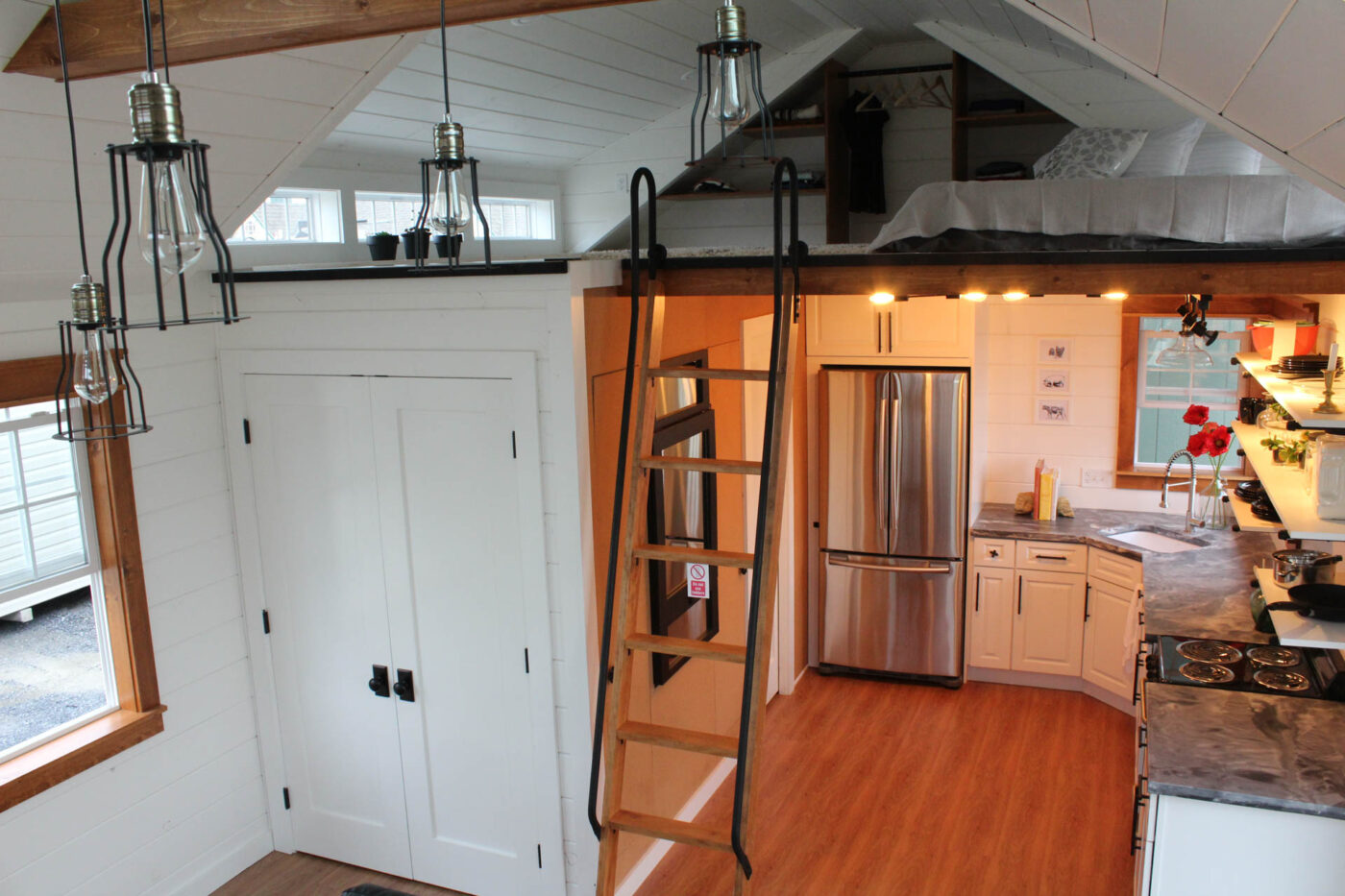 inside a shed for sale in Stamford, CT