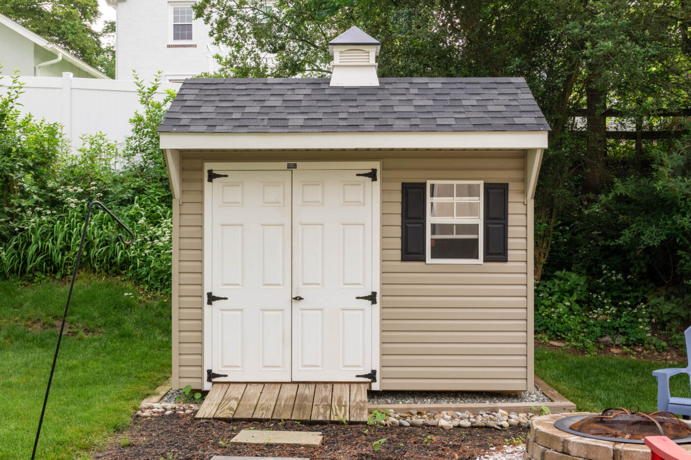 tan saltbox shed for sale in Waterbury, CT