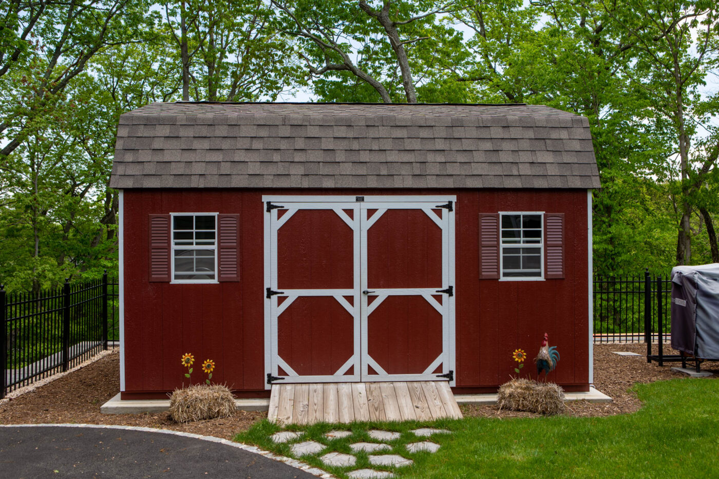 red barn style shed for sale in Newark, NJ