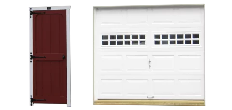 classic single car garage doors