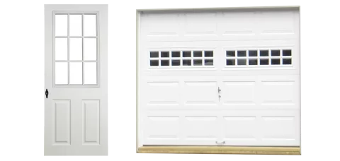 classic single car vinyl garage doors 0