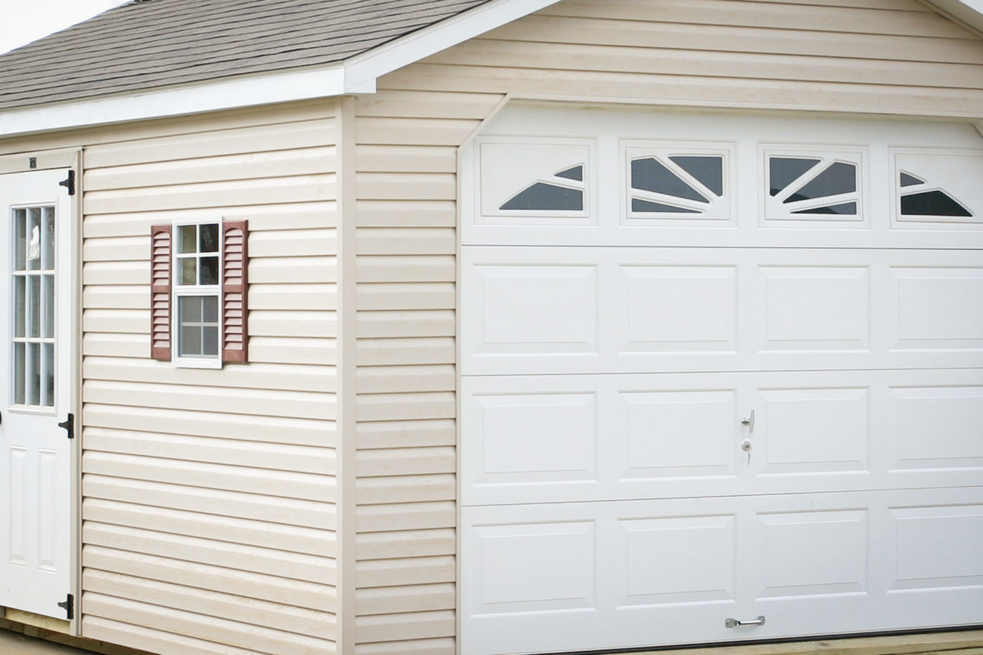 Garage kit windows and doors options