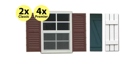 expressions window for portable sheds garages