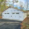 house wrapped 28x30 workshop 2-car garage in Glen Allen, VA