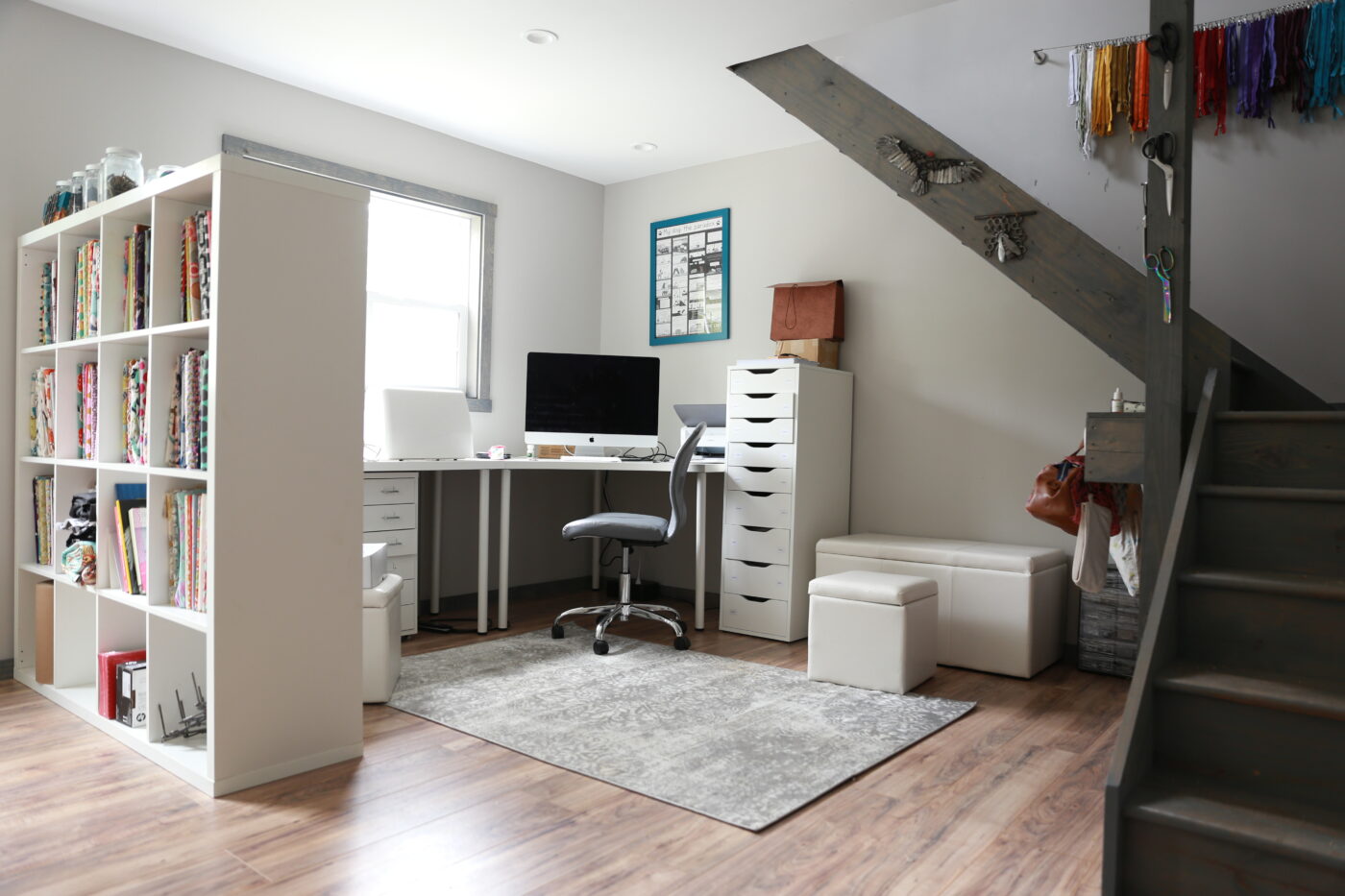 14x24 studio shed interior