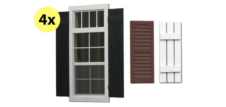 premier windows for portable sheds garages