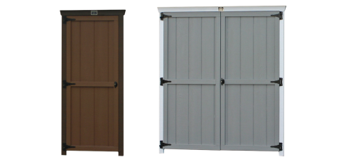 standard wooden shed garage doors