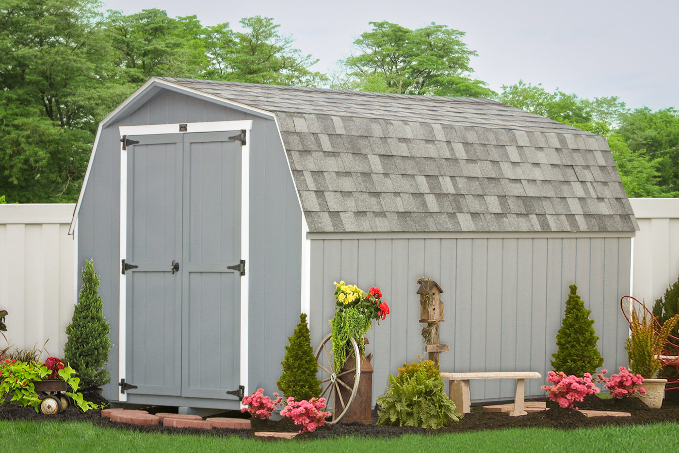 A minibarn shed from Sheds Unlimited