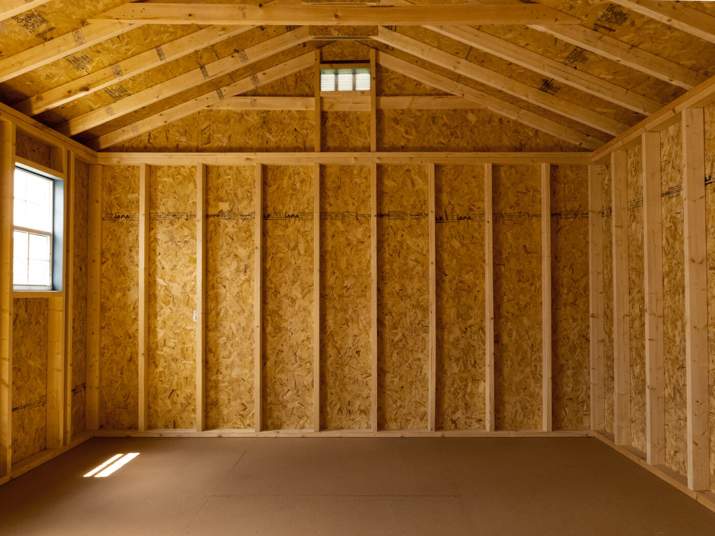 Standard Shed Interior 1