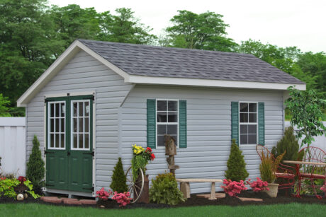 vinyl sided shed
