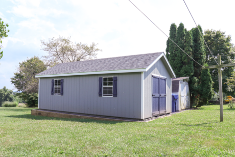 12x24 backyard classic workshop storage shed