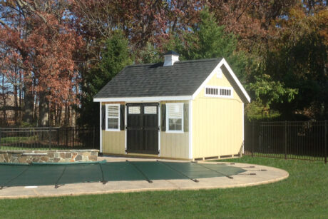 poolhouse garden shed in nj