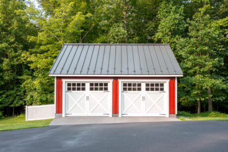 20x24 Single-Story Workshop 2-Car Garage in Palmyra, Va | Sheds Unlimited