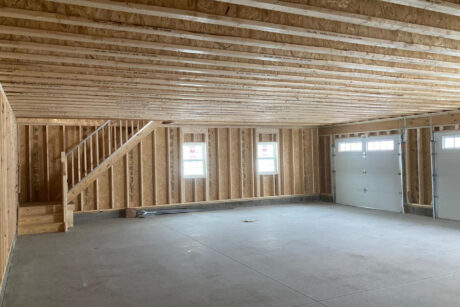 3 car 2 Story Legacy Prefab Workshop Garage Gray 4 460x307 f50 50