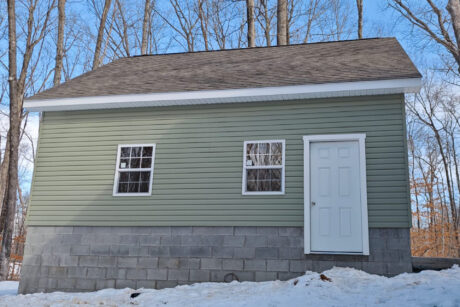 2 car Attic Prefab Workshop Garage Sage 2 460x307 f50 50