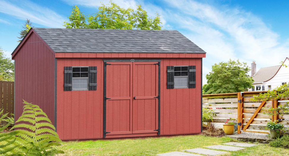 10x10 shed storage barn pa