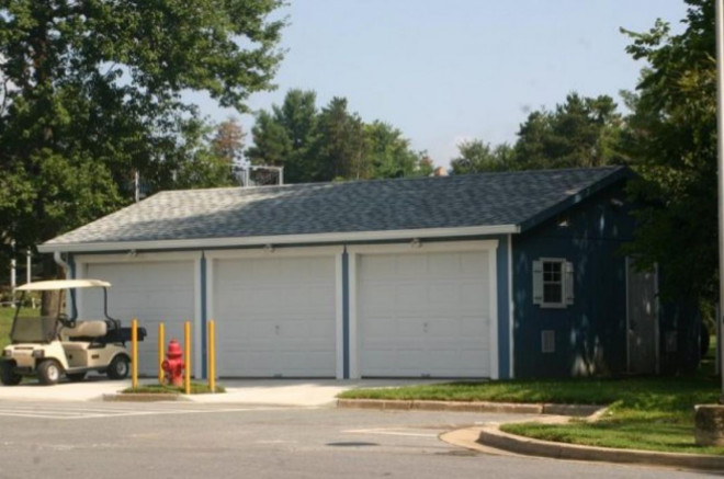 three car garage