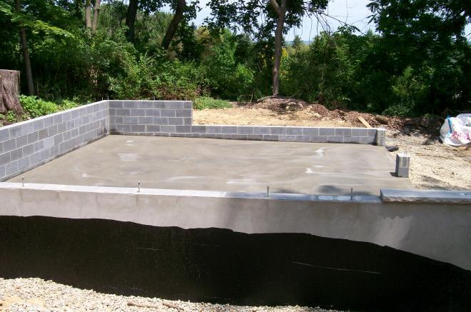 concrete pad preparation for deatched garages 7
