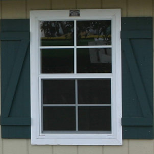 green shutters amish built