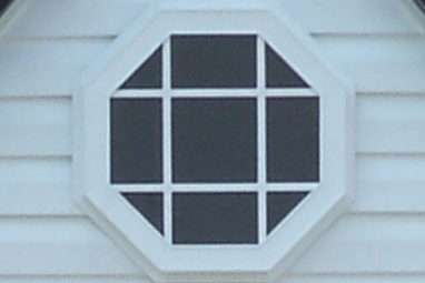 octagonal window custom garage builder
