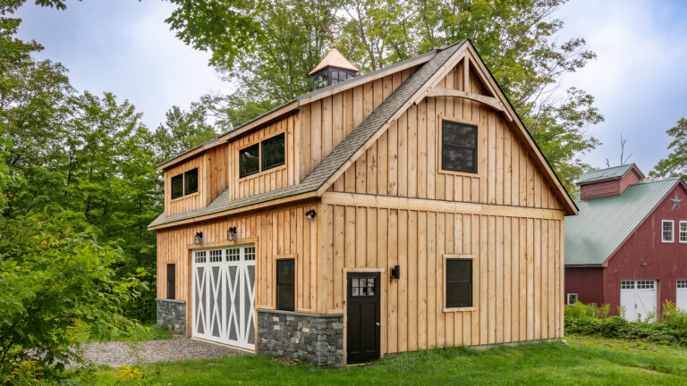 a garage with a building permit in ny