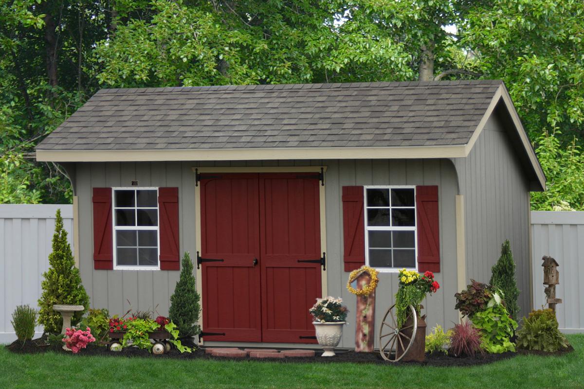 10x14 classic saltbox garden shed