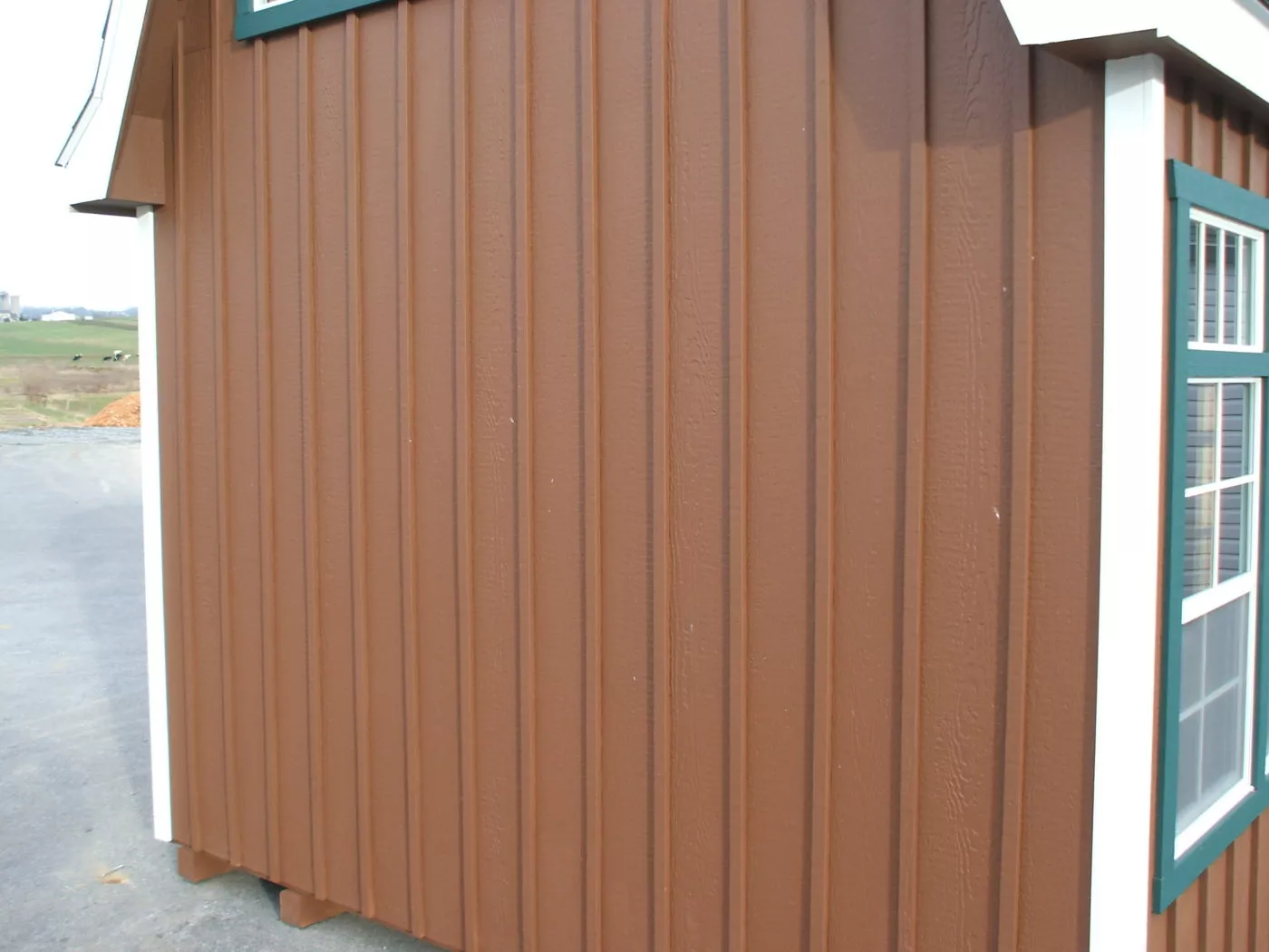 wood siding for a detached garage