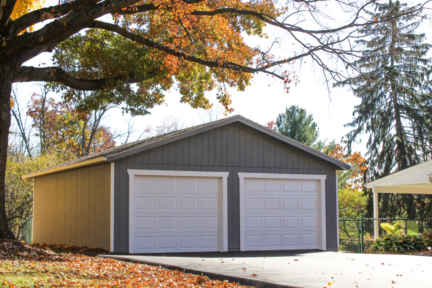 cost of simple two car garage