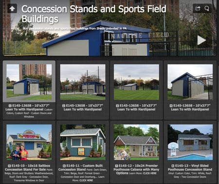 concession stands sports buildings ideas