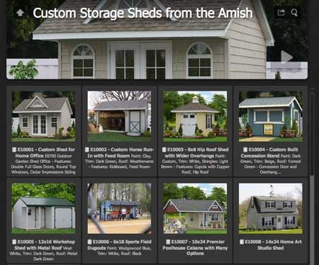 custom shed ideas amish