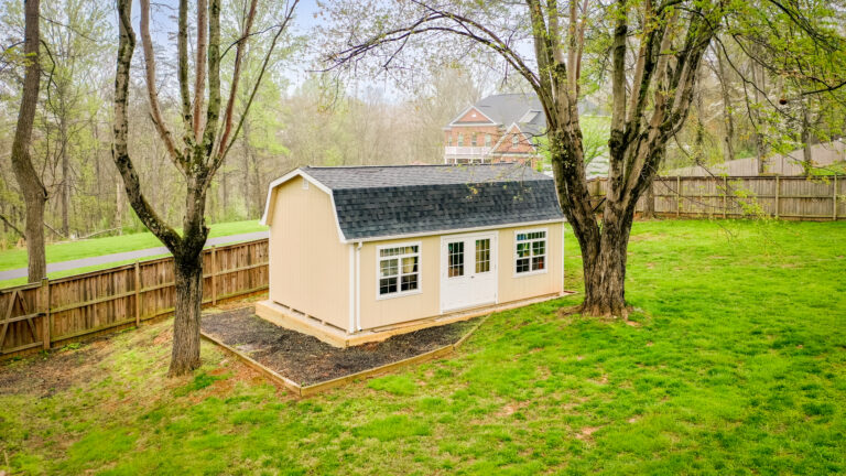 A shed up to building code in PA.