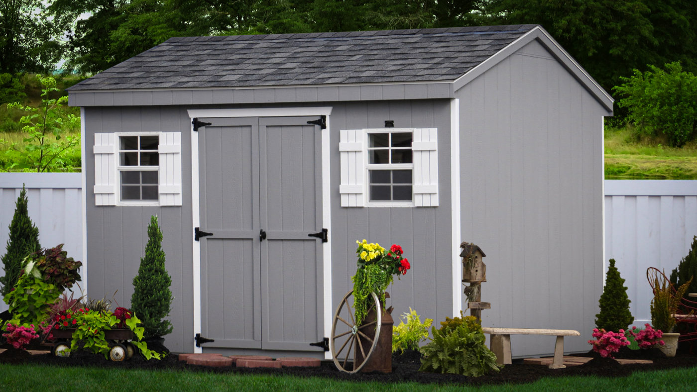 standard wooden shed