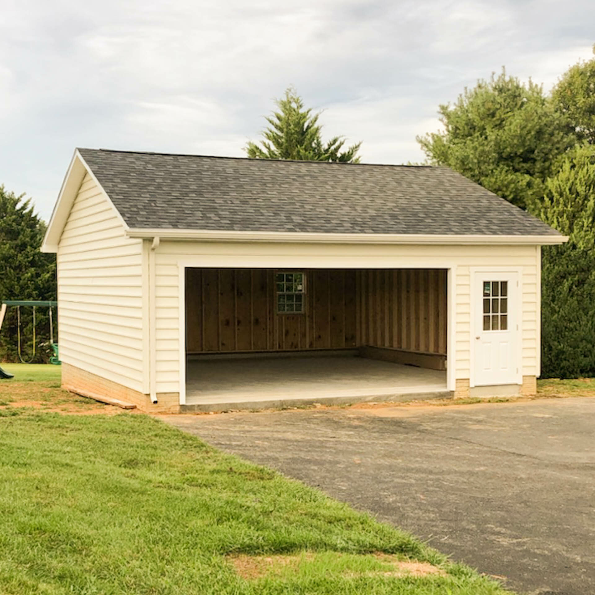 24x24 Single-Story Workshop 2-Car Garage in Mt. Airy, MD | Sheds Unlimited