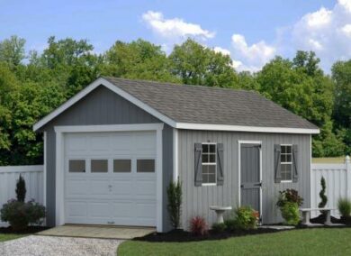 Prefab One-Car Garages | Classic Workshop Single-Car Garage