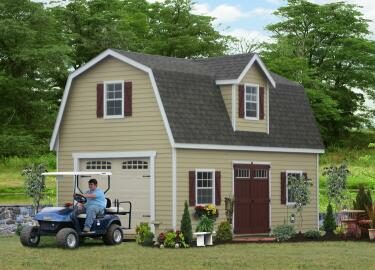 Legacy 2-Story MaxiBarn Single-Car Garage 8 with plans two story garage pa ny