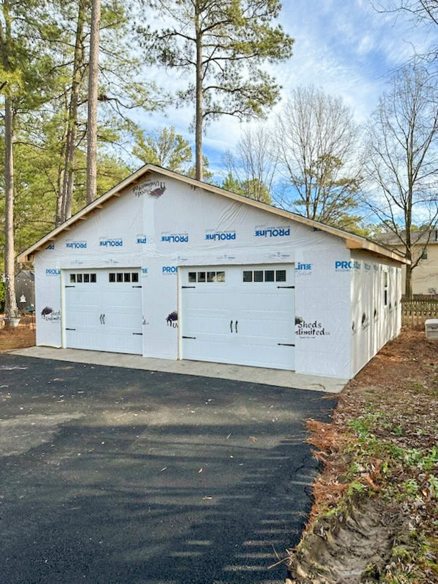 28x30 Single-Story Workshop 2-Car garage in Glen Valley, VA | Sheds ...