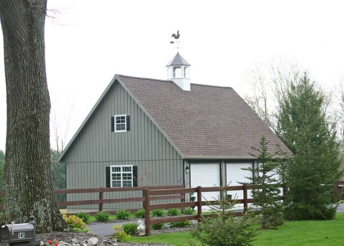 Attic Workshop Four-Car Garage 2 buy detached three car garage ct pa ny
