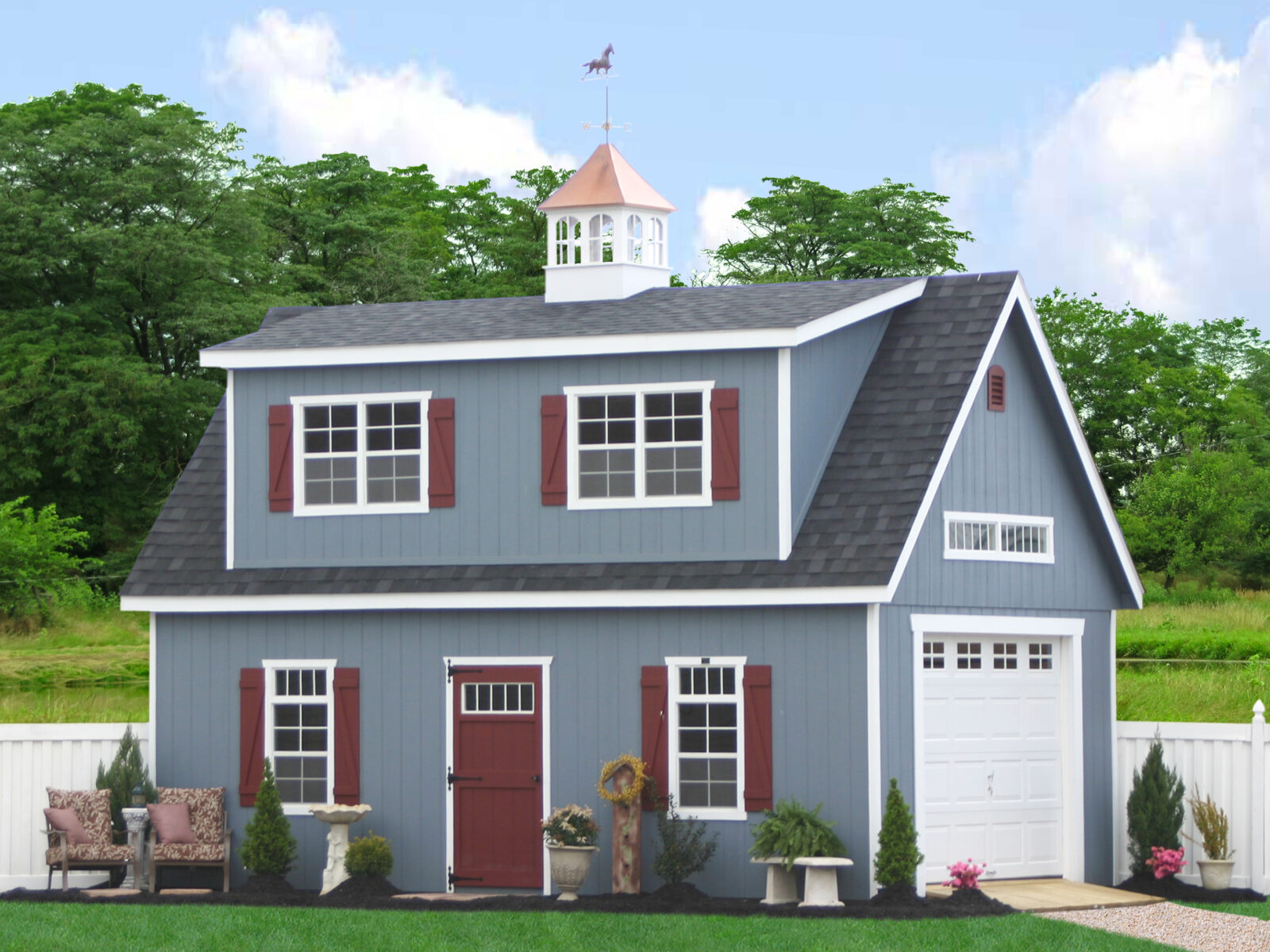 Legacy Two Story Garages 2 amish garage pa