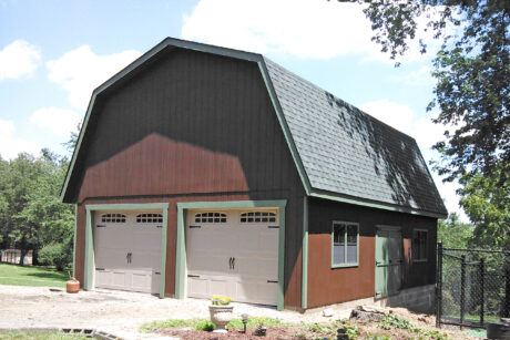 four car two story barn garage