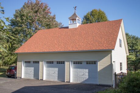 2 Story Workshop Three Car Photo Gallery 12 three car prefab garage vinyl