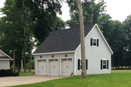 2 Story Workshop Three Car Photo Gallery 9 vinyl three cargarage from the amish