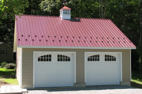 10x16 2 car garage with attic