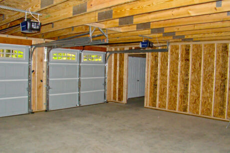 Attic Workshop Two Car Photo Gallery 31 24x40 detached two car garage interior