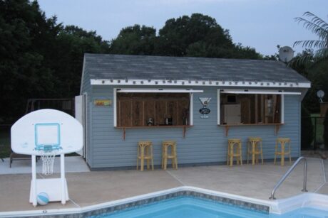 concession stand for swimming pool area