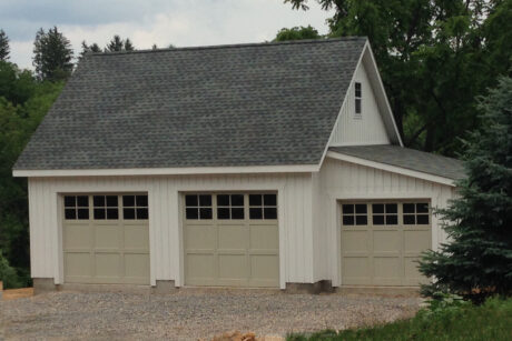 Buy a Three Car Garage in NY | Direct from the Stoltzfus Family Builders